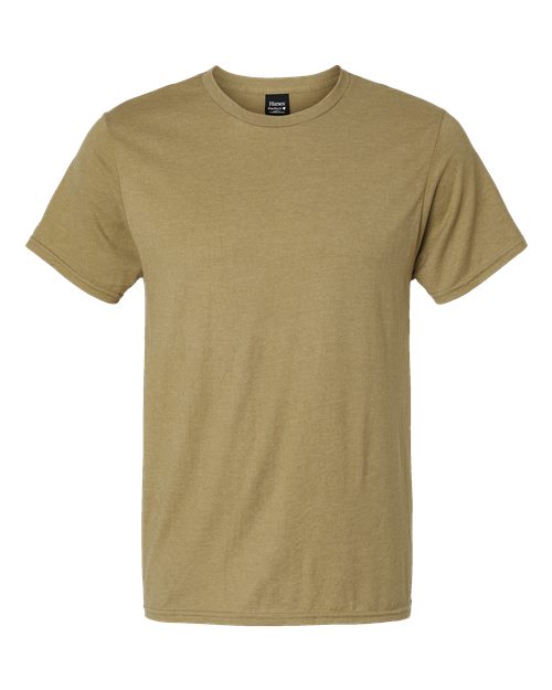 Hanes 4980 Unisex Perfect-T T-Shirt - Brown Sugar Heather - front