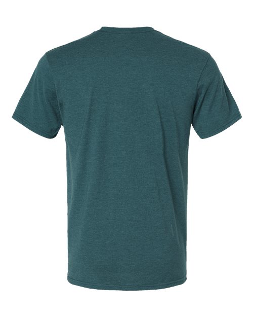 Hanes 4980 Unisex Perfect-T T-Shirt - Jade Pine Heather - back