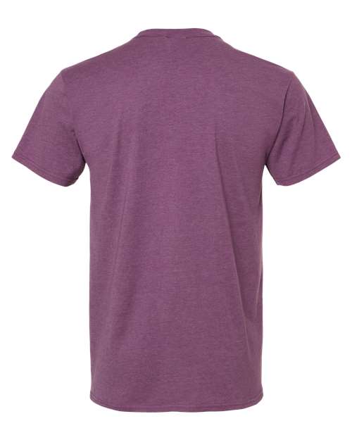 Hanes 4980 Unisex Perfect-T T-Shirt - Purple Rain Heather - back