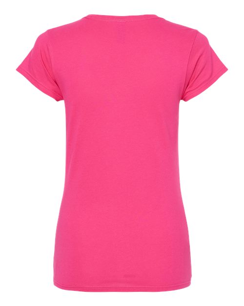 Gildan 64000L Women's Softstyle® T-Shirt - Heliconia - back