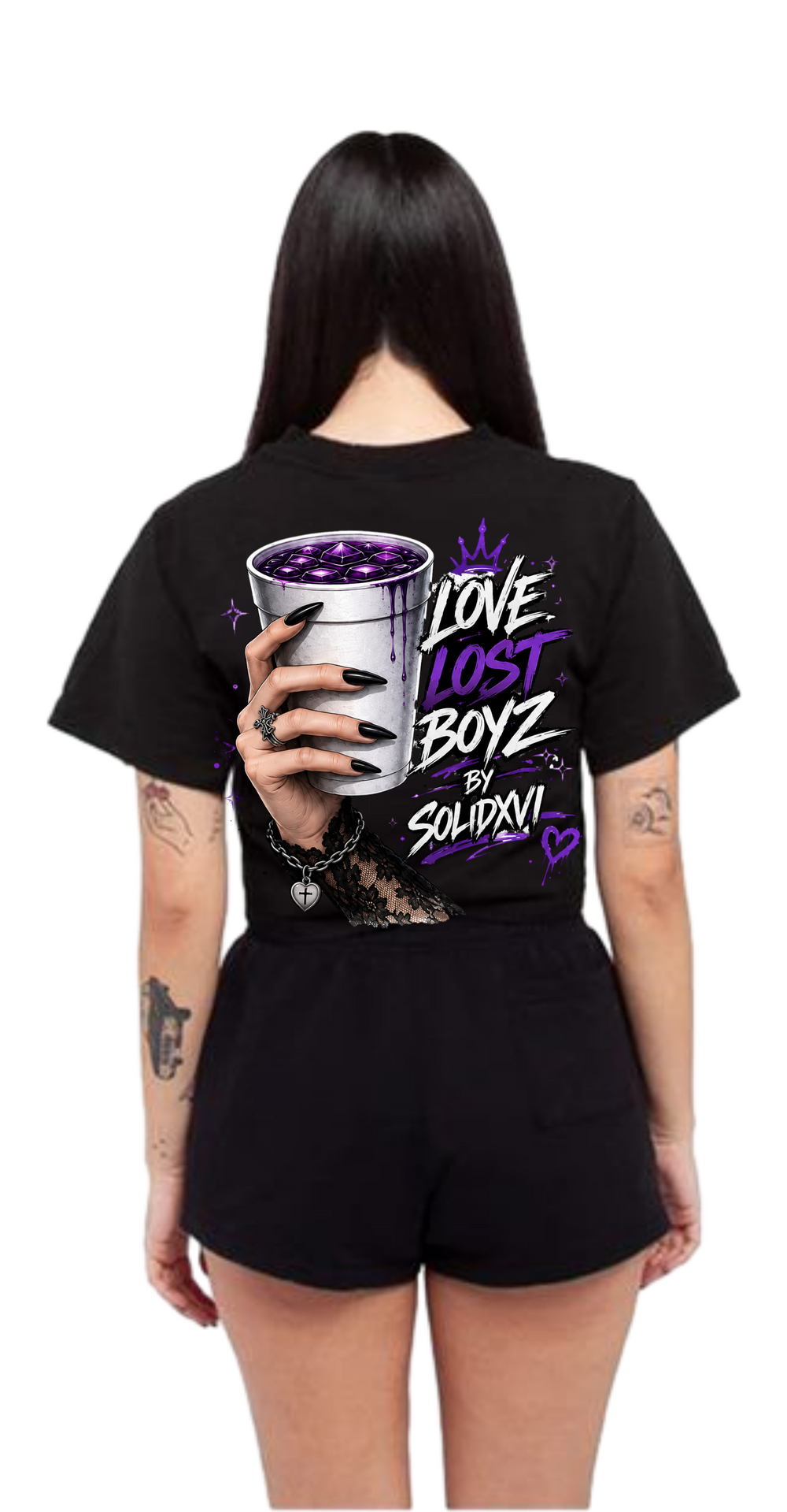 Solid16&Co Cropped Lost Boys Tee