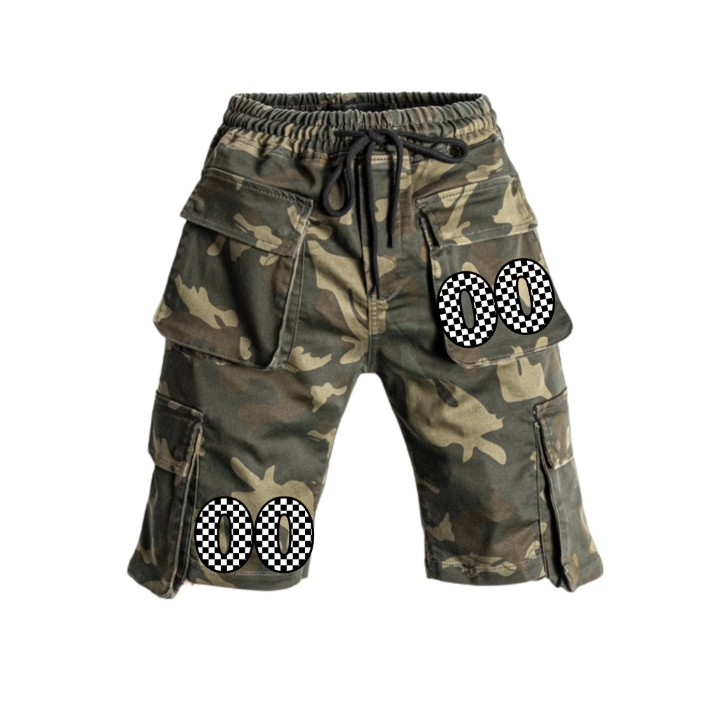 Camo Cargo Shorts GLITCHERS EDITION