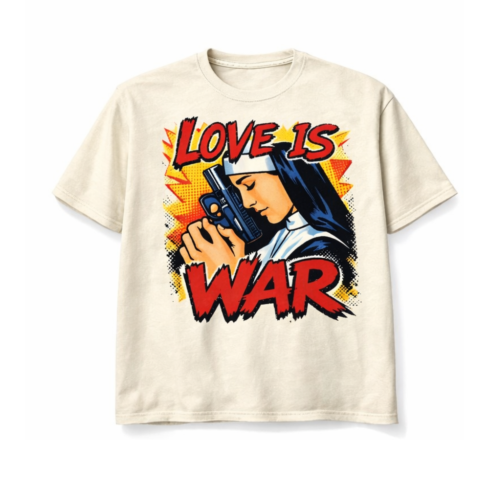 Solid16&CO Art Is For God heavy weight cropped Tee