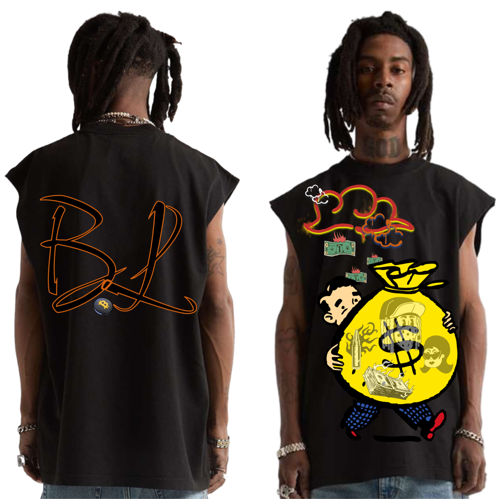 Cash Out Man Edition Sleeveless Tee by Bandzlandia