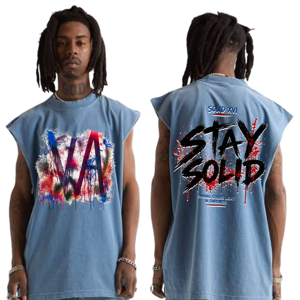 Stay Solid V.A. Edition Sleeveless Tee by Solid 16 & Co