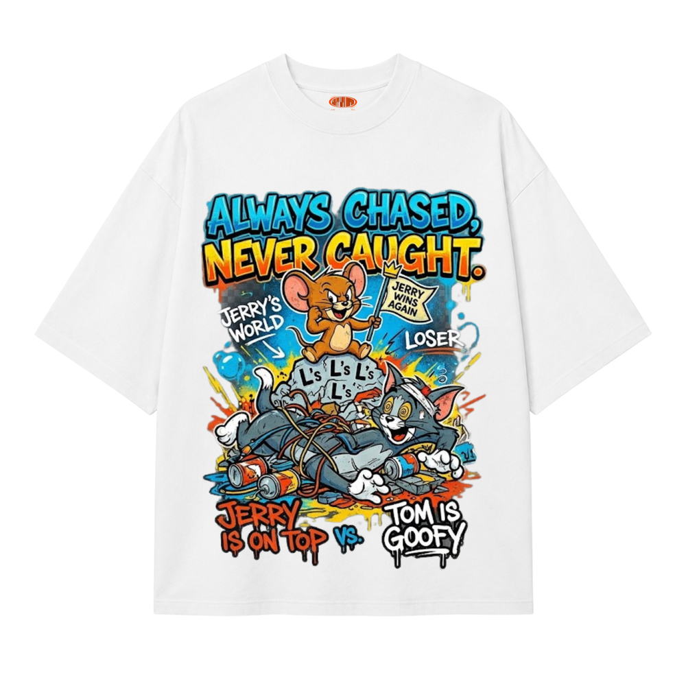 LEGIT LIFE EMPIRE™ – "Always Chased, Never Caught" Graphic Tee