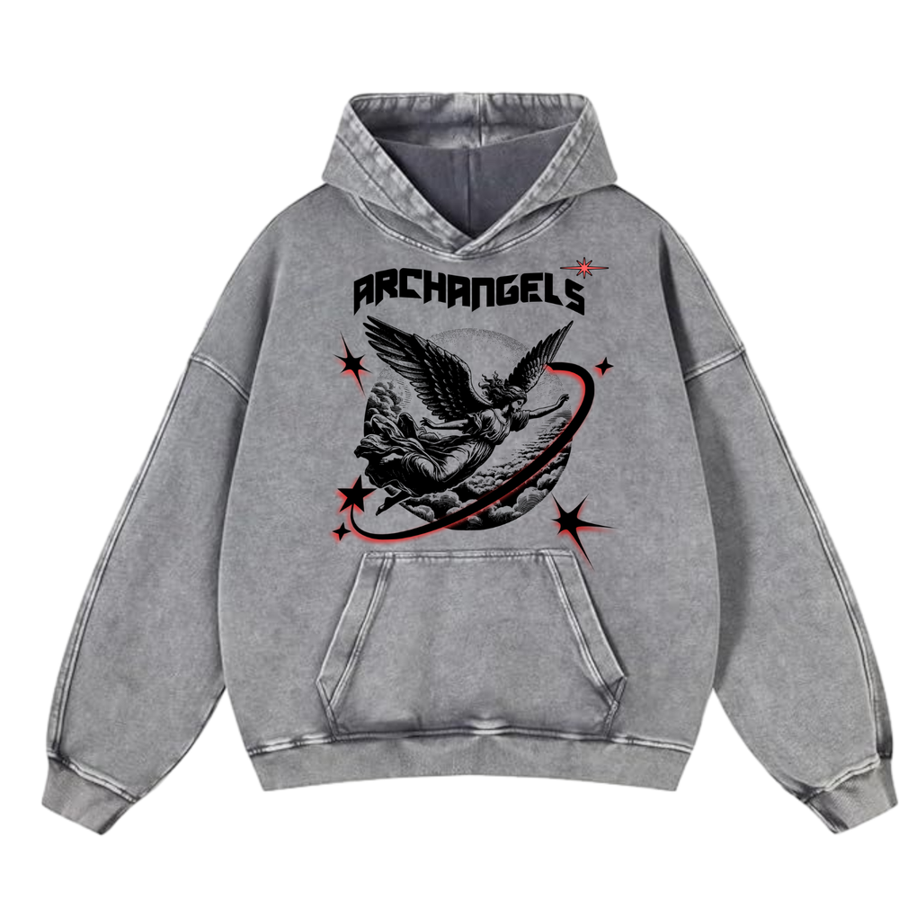 LEGIT LIFE EMPIRE “Crowned 7” Vintage Wash Hoodie