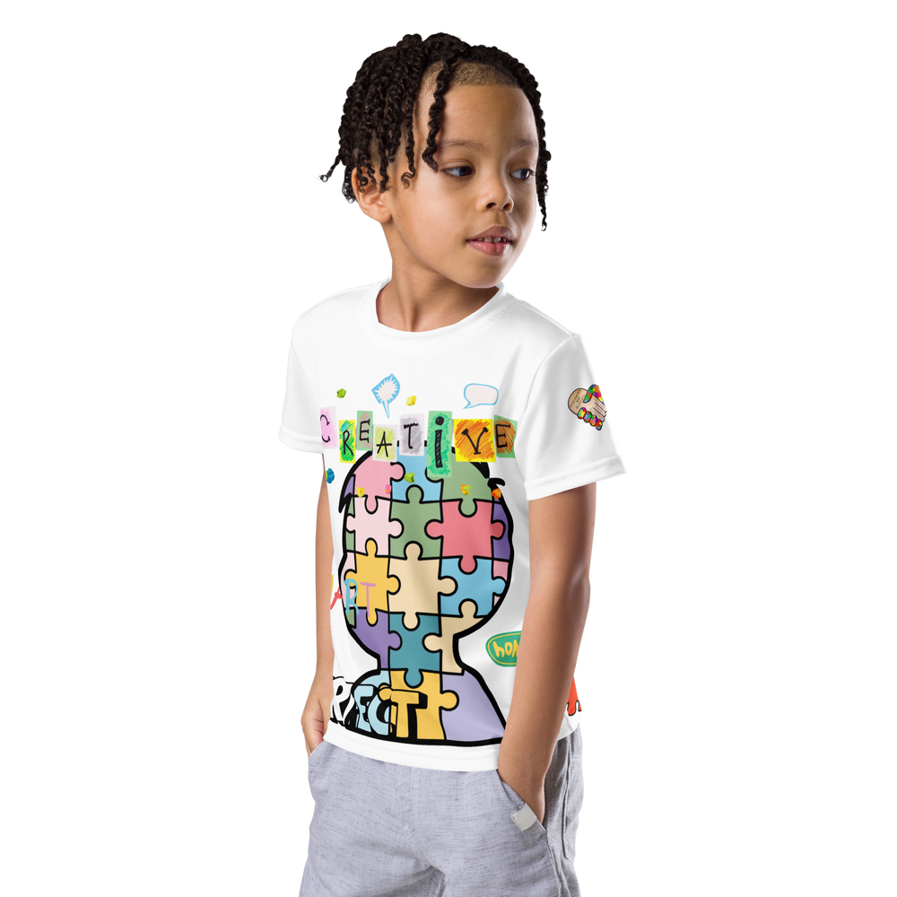 Autism Awareness Kids crew neck t-shirt