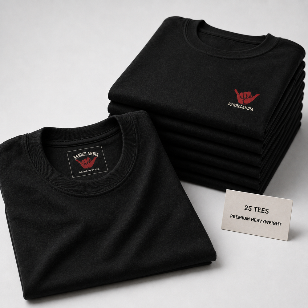 Brand Partner Pocket Print Starter Pack - 25 tee secondary studio presentation
