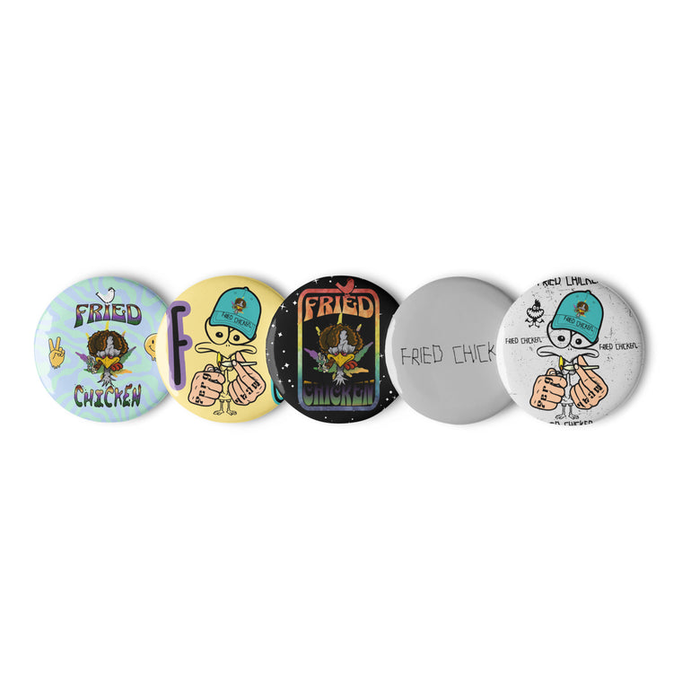 FRIED CHICKEN MC4L FERG EDITION pin buttons