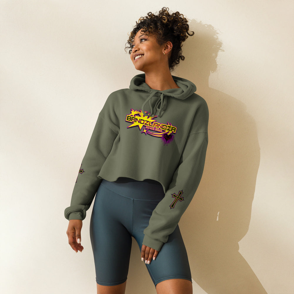 LADY BANDZ Crop Hoodie